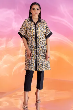 1-PC Printed Cotton Shirt CPM-4-310