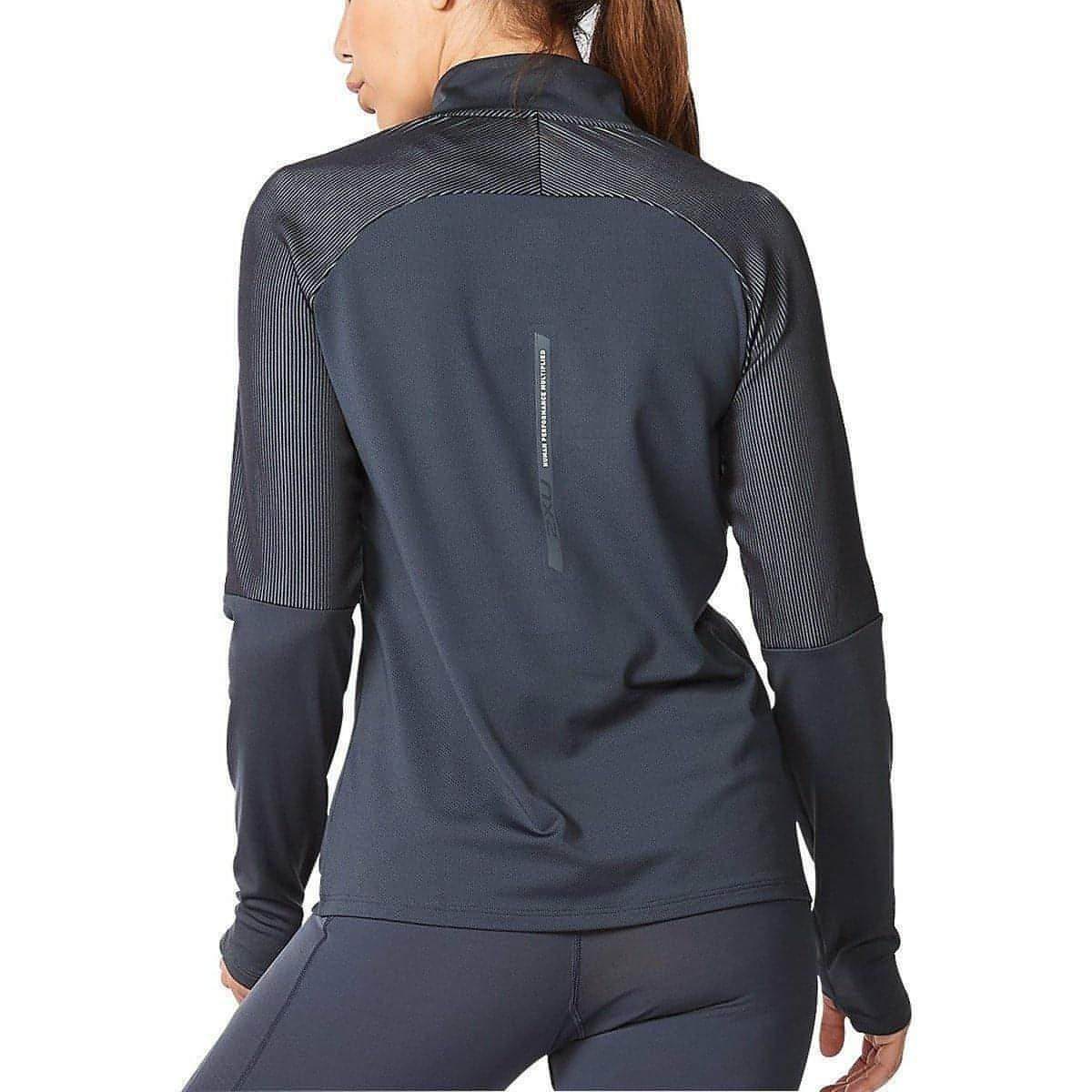 2XU Light Speed Half Zip Long Sleeve Womens Running Top - Grey