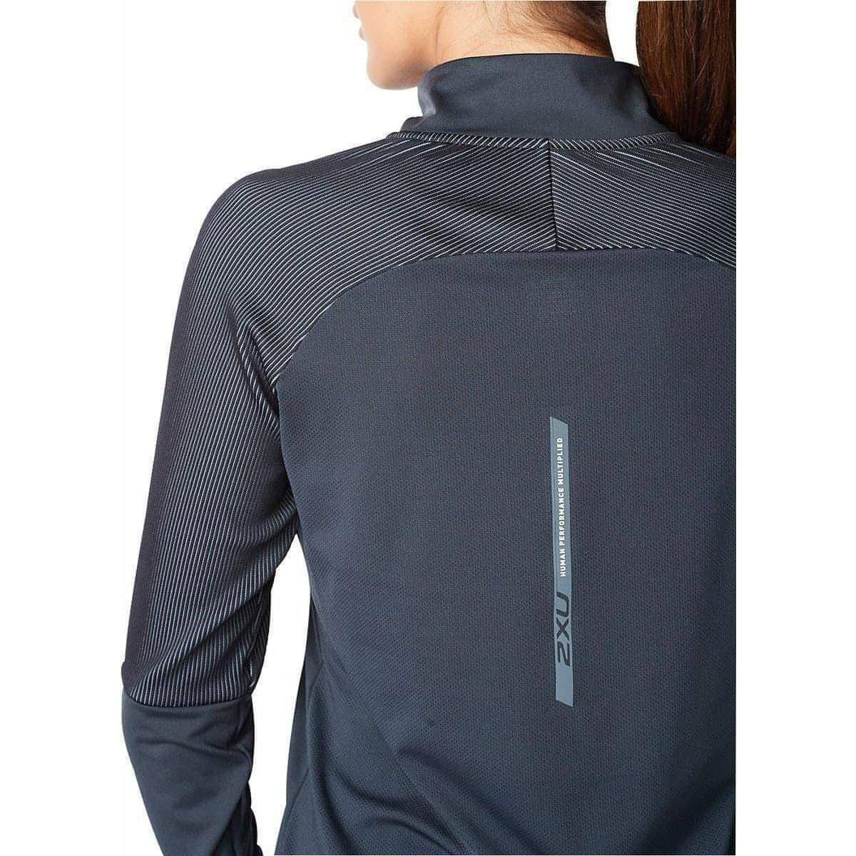 2XU Light Speed Half Zip Long Sleeve Womens Running Top - Grey