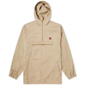 Acne Studios Omallo Twill Face Half Zip JacketBeige