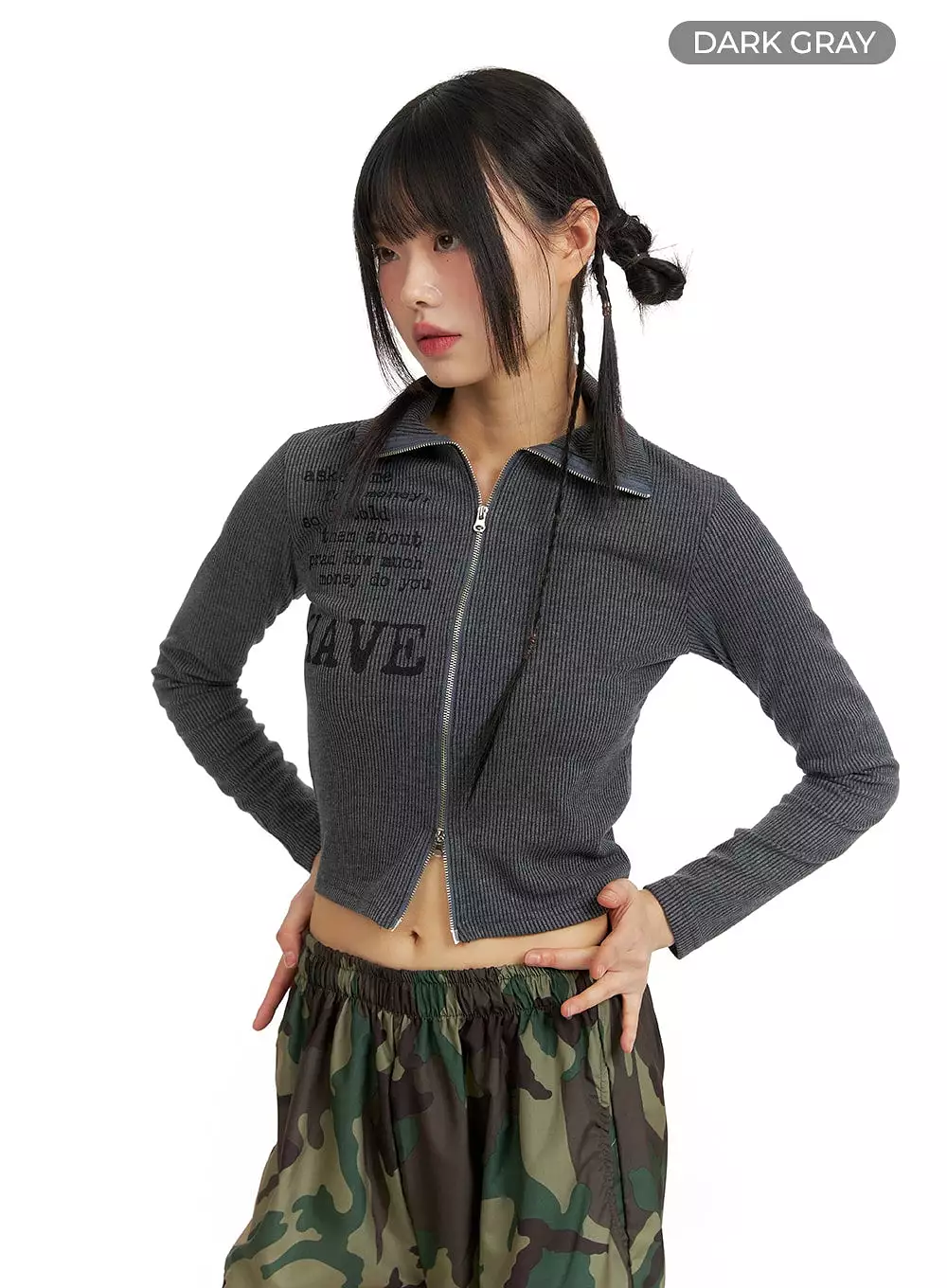 Acubi Crop Zip-Up Jacket CF423