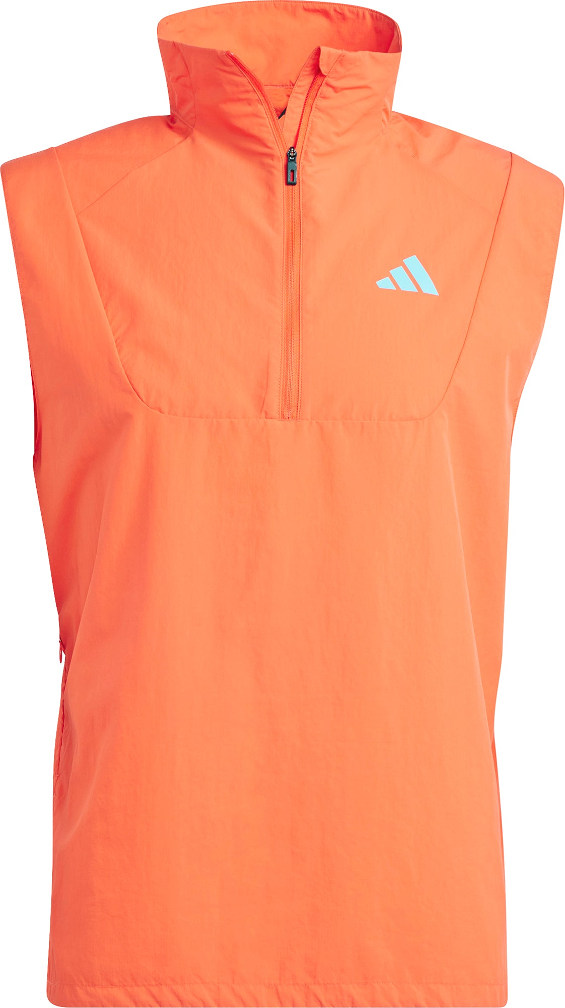 adidas Adizero Half Zip Mens Running Gilet - Orange