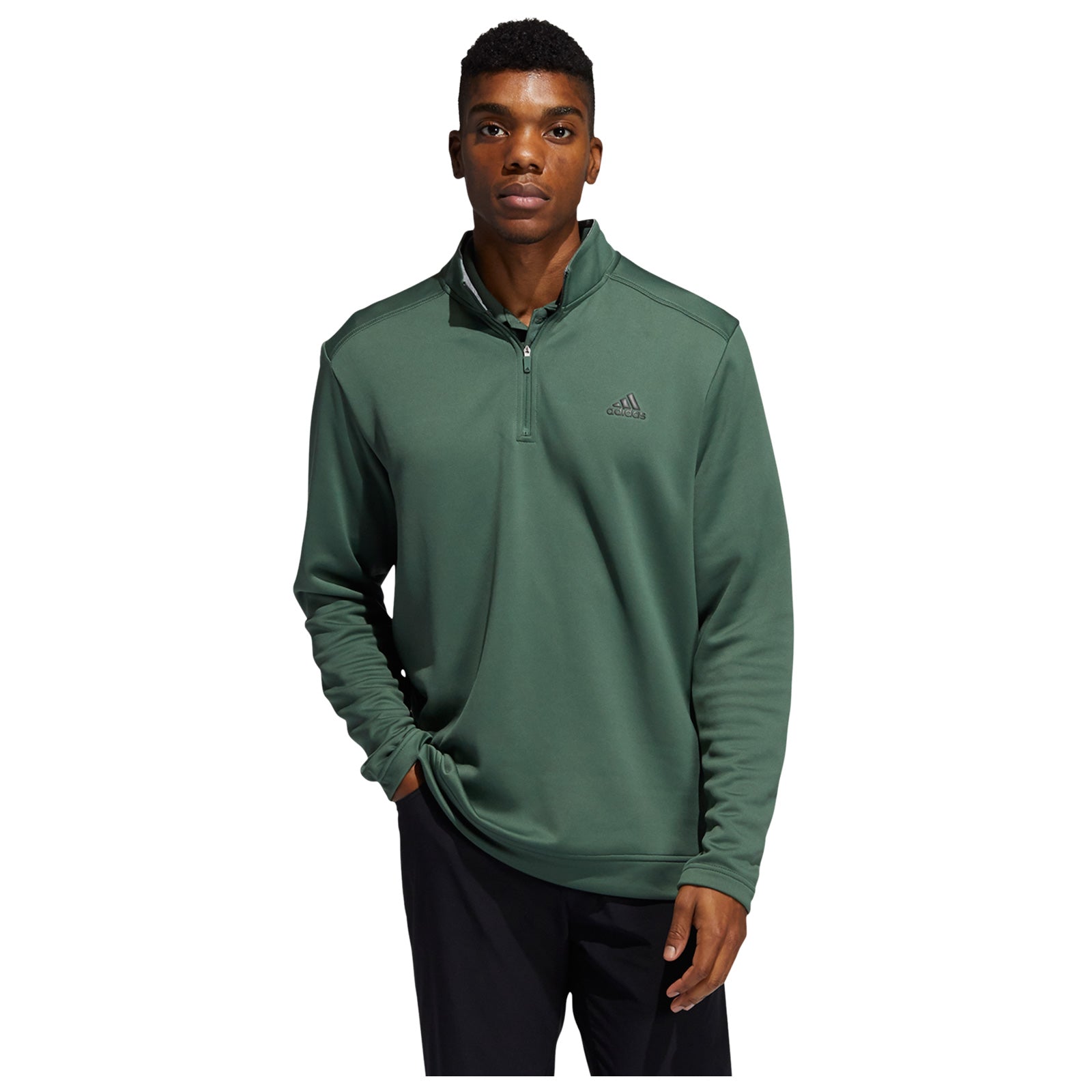 adidas Mens Club Half Zip Sweatshirt