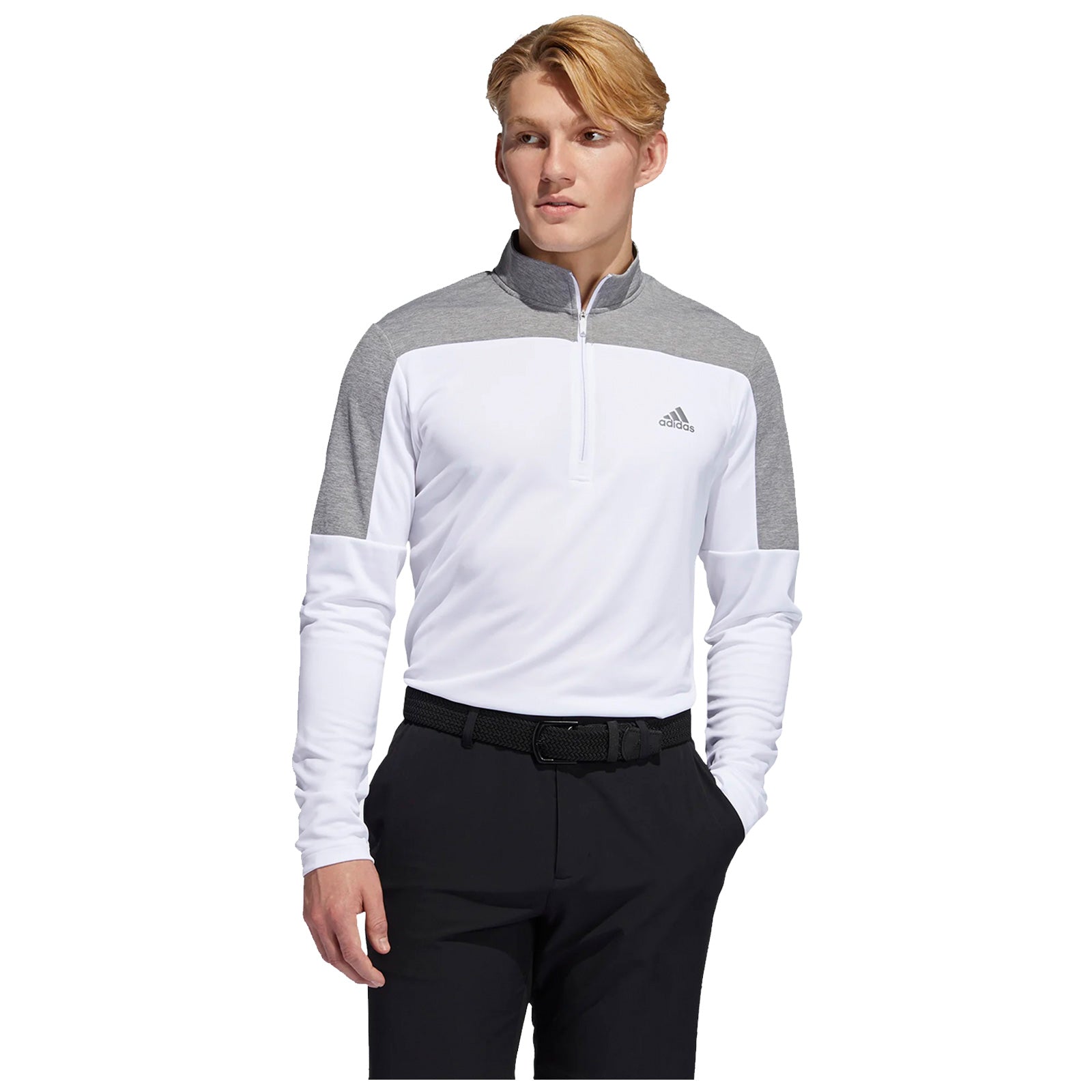 adidas Mens Lightweight Half Zip Sweatshirt