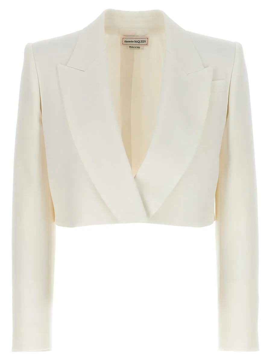 Alexander McQueen    Alexander Mcqueen 'Crop Boxy' Jacket