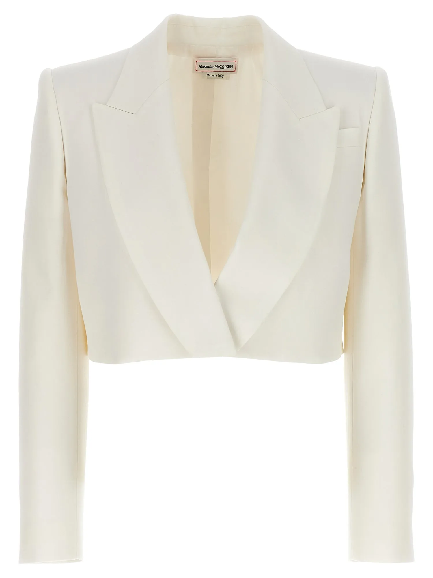 Alexander McQueen    Alexander Mcqueen 'Crop Boxy' Jacket