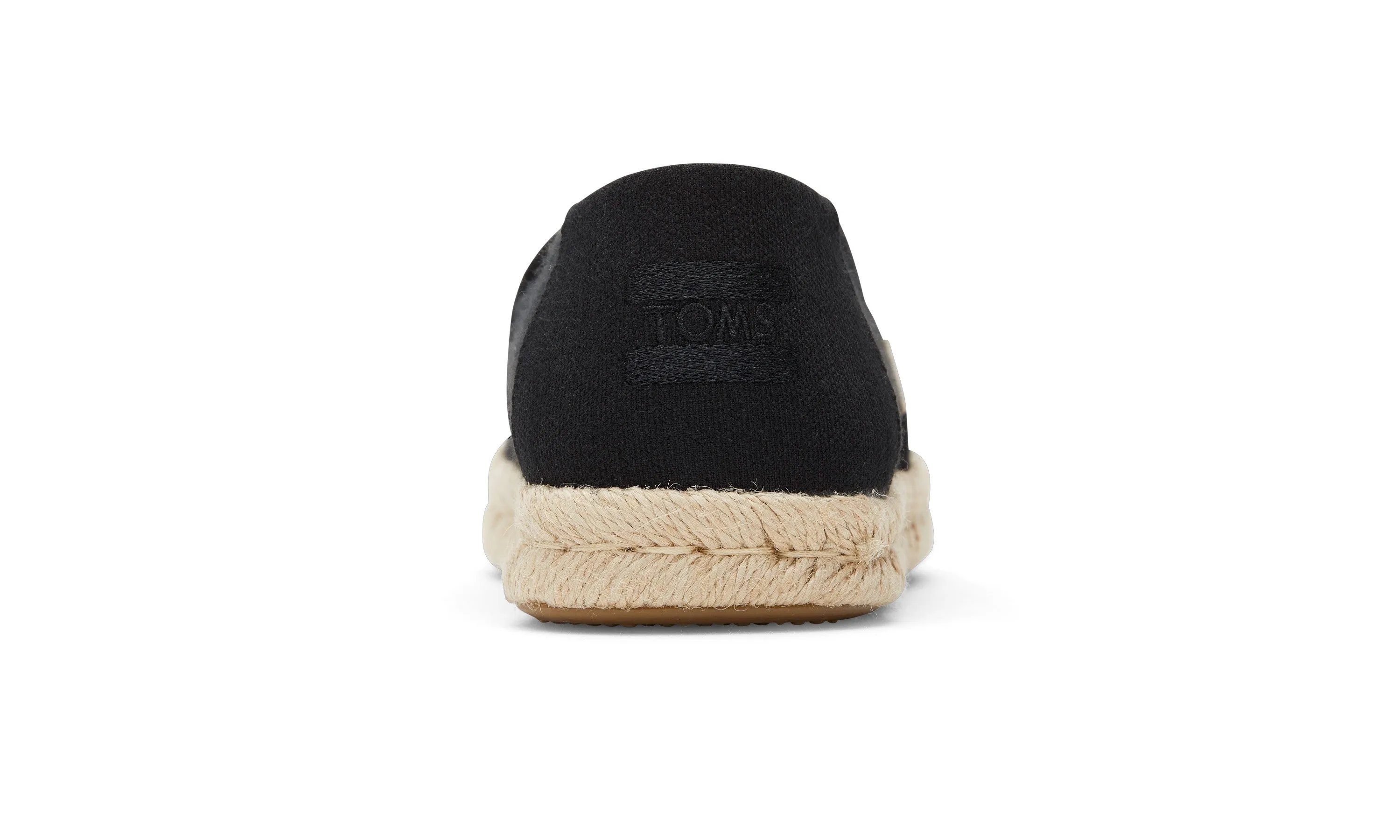 Alpargata Rope 2.0 - Black Recycled Cotton Slubby