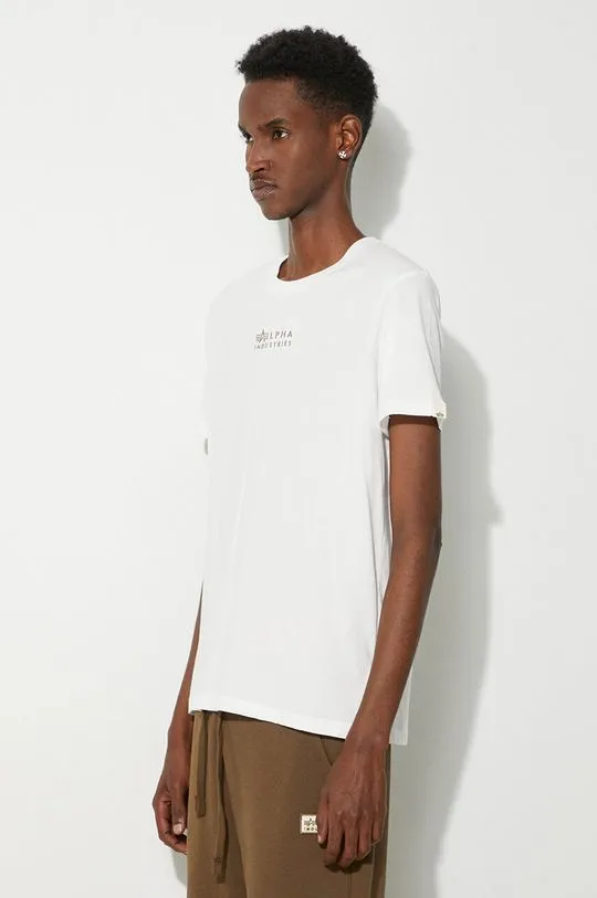 Alpha Industries cotton t-shirt white color