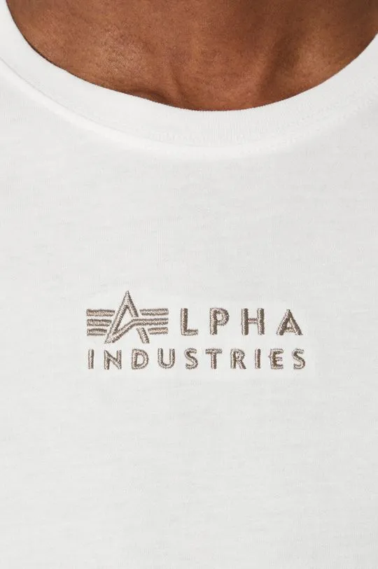 Alpha Industries cotton t-shirt white color