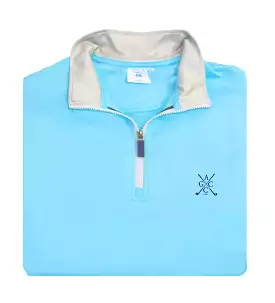 Ames CC - Dogwood Quarter Zip- Solid Bell