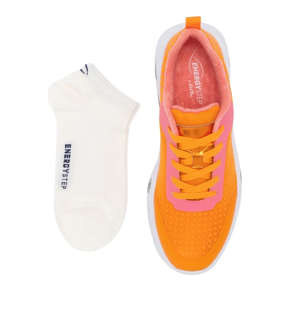 ARA Malibu 10 Orange Pink Sneakers