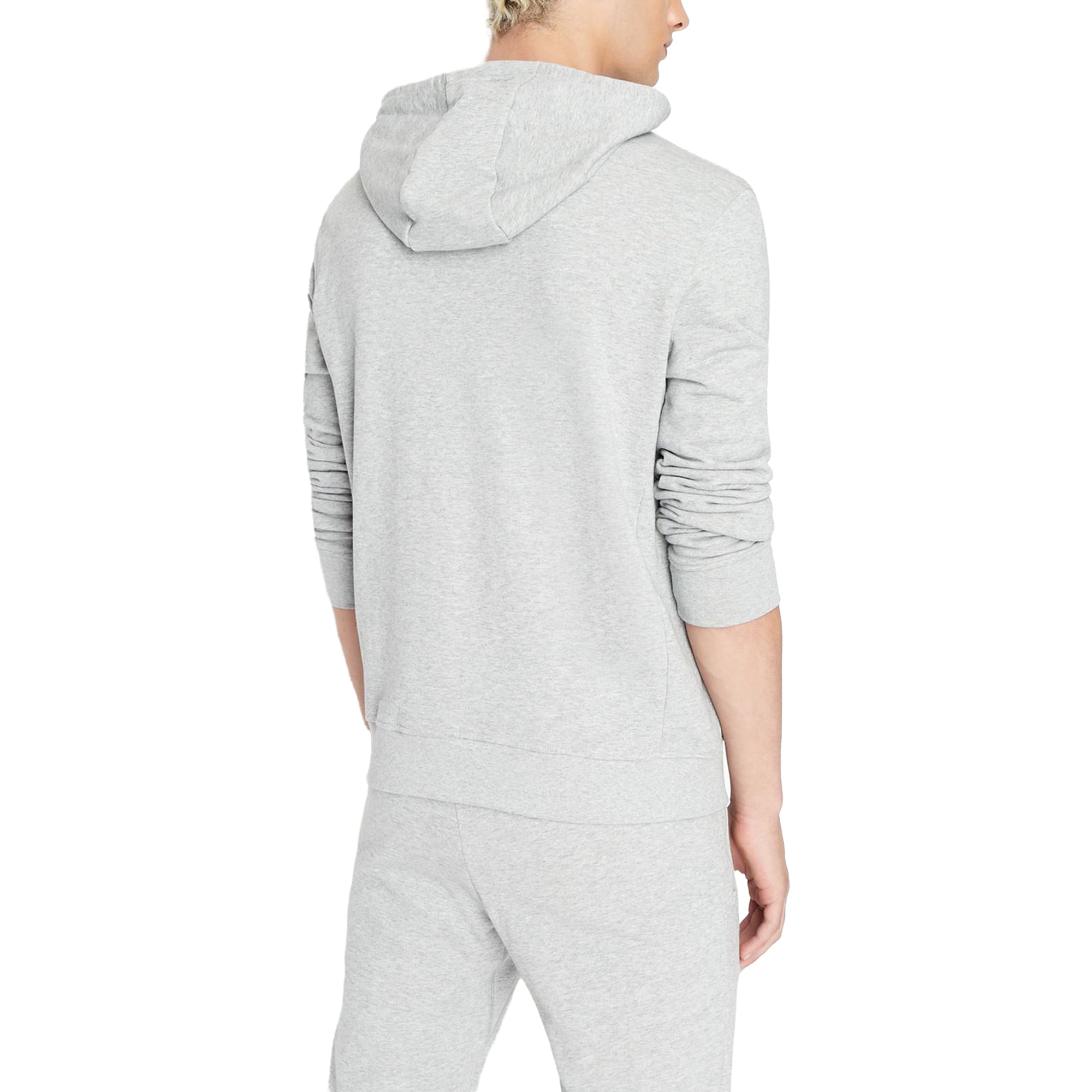 Armani Exchange Loopback Full Zip Hood - Grey Marl