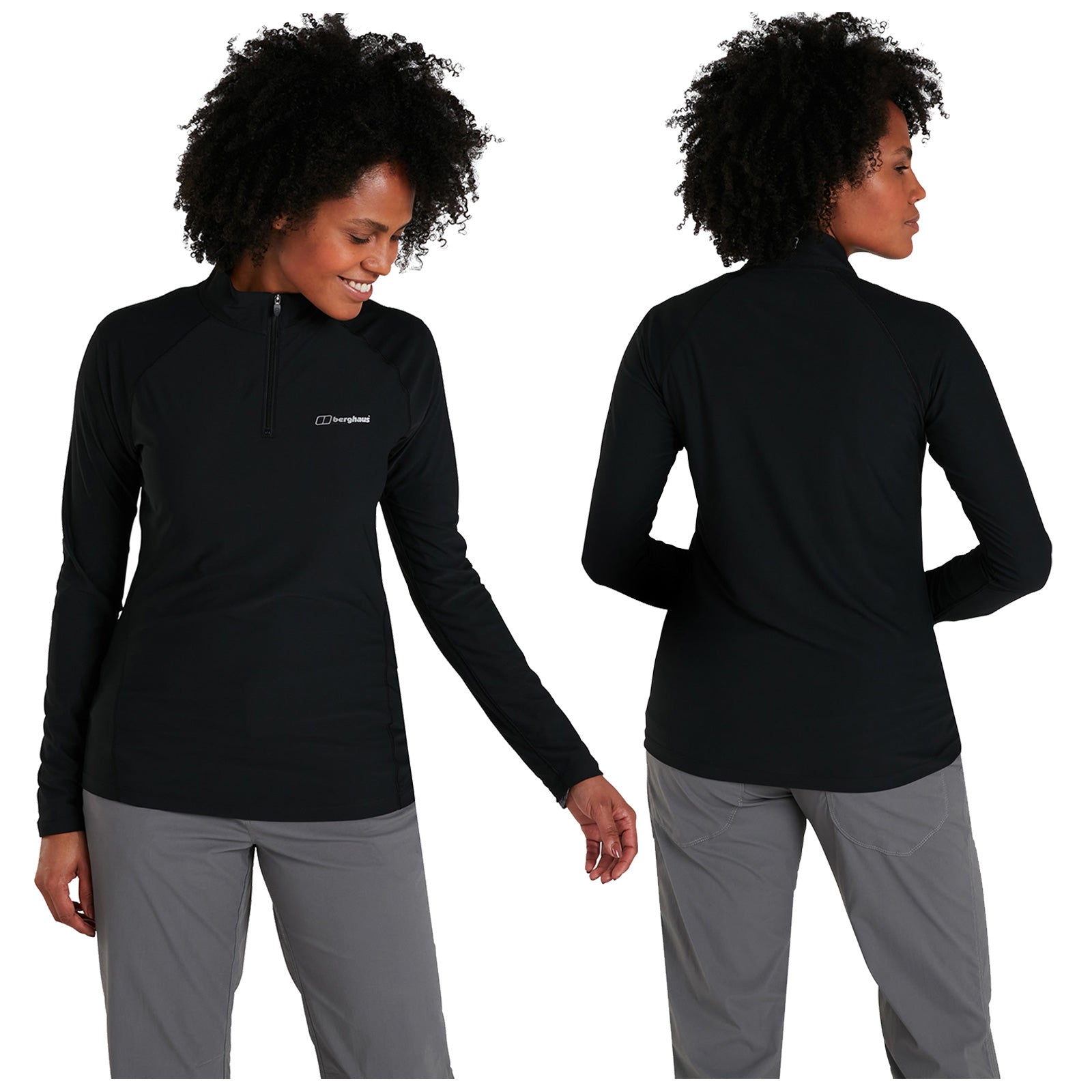 Berghaus Ladies 24/7 Half Zip Base Layer