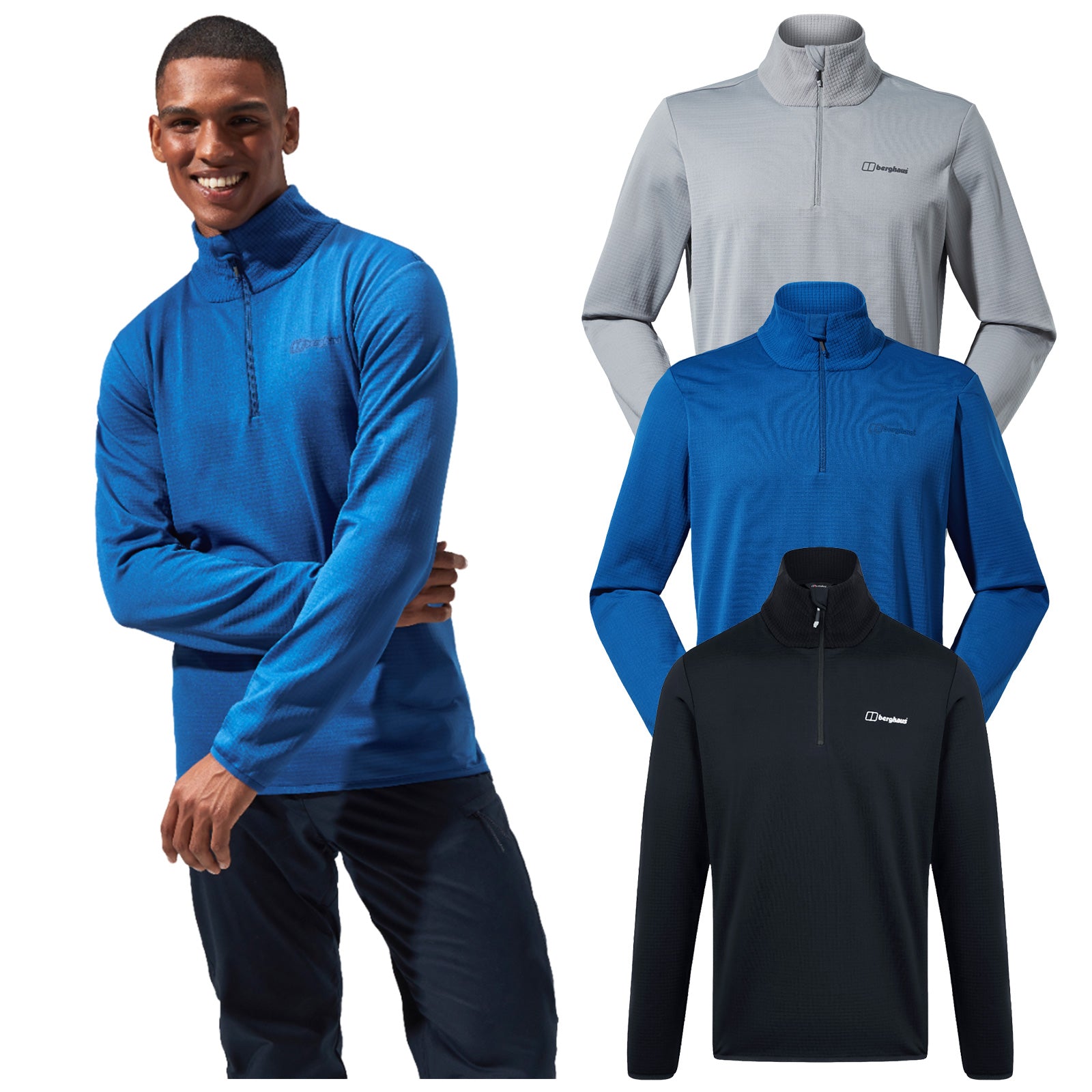 Berghaus Mens Keppla Half Zip Fleece