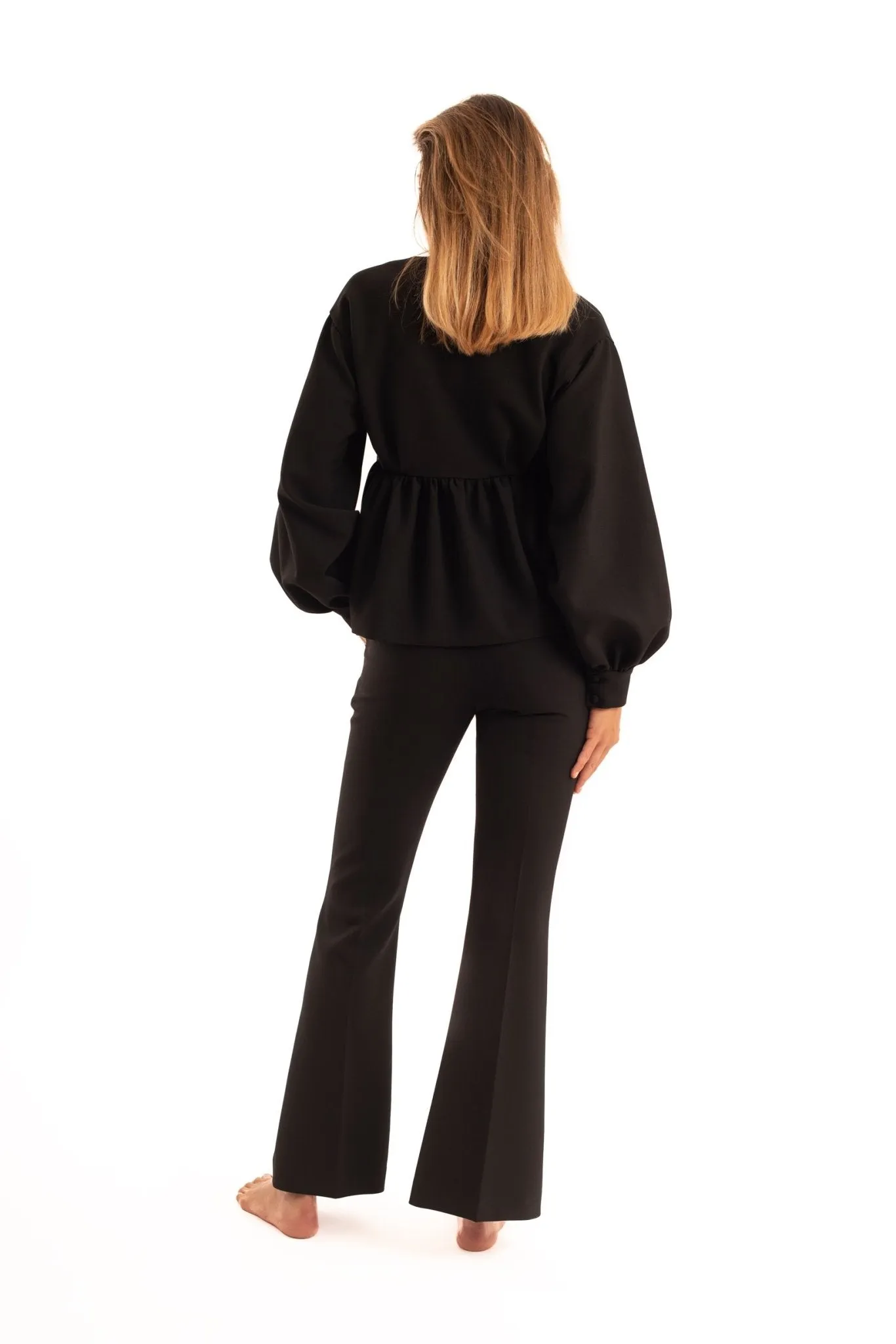 Black Balone Blouse