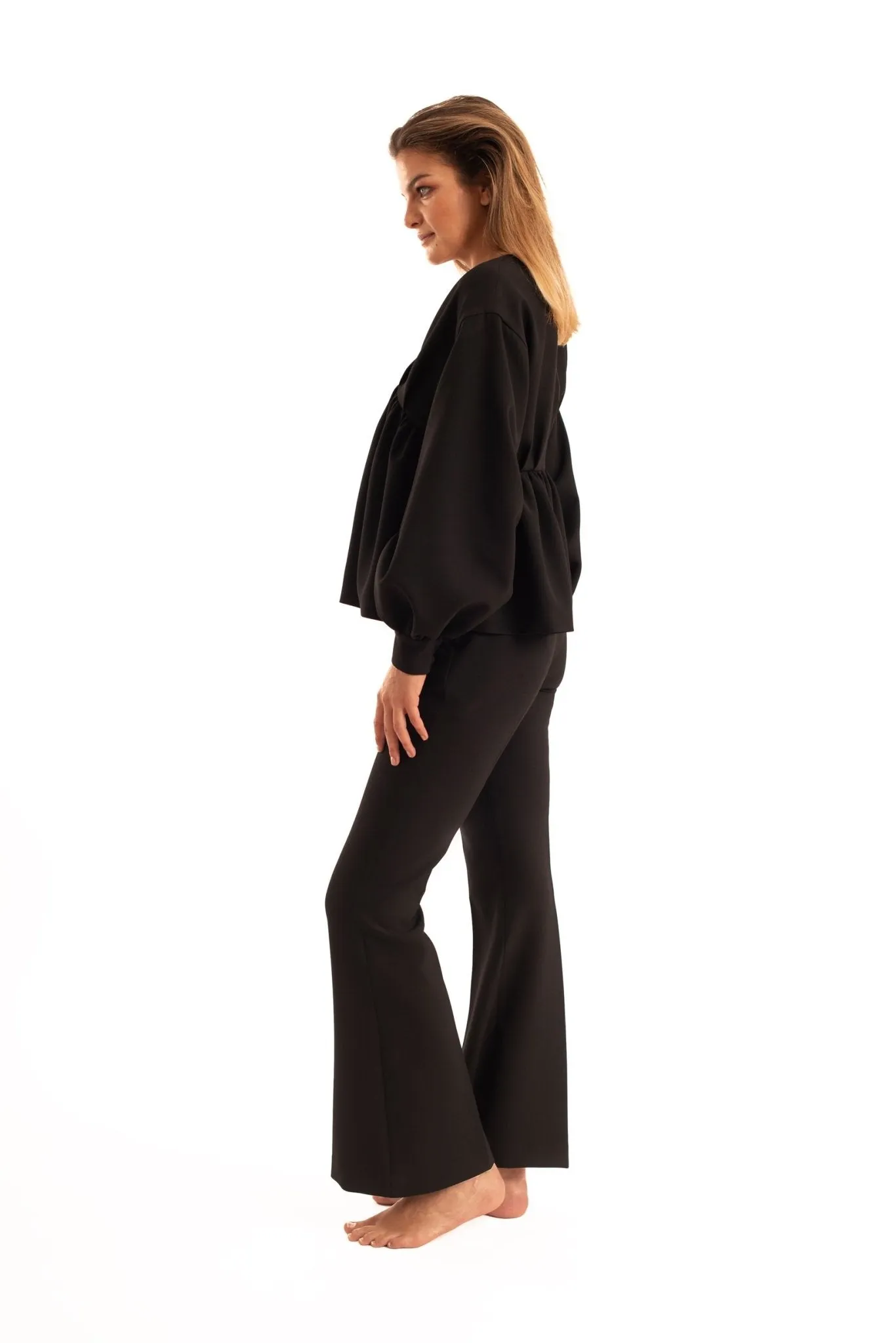 Black Balone Blouse