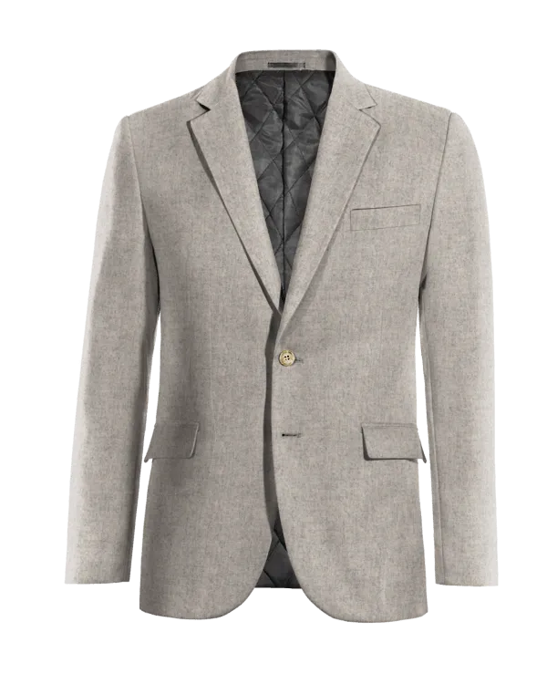  Blazer gris de donegal tweed esencial