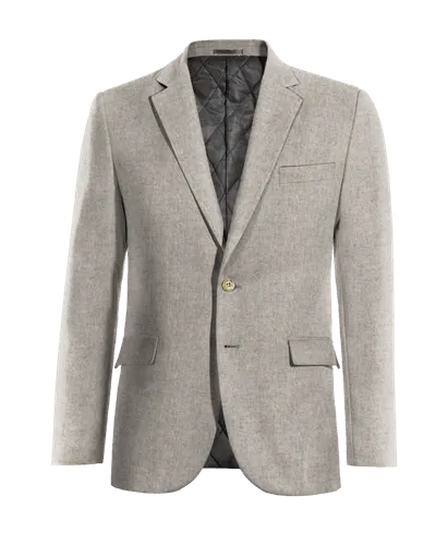  Blazer gris de donegal tweed esencial