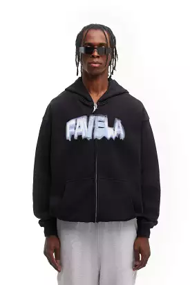 BLUR BLACK FRONTZIP