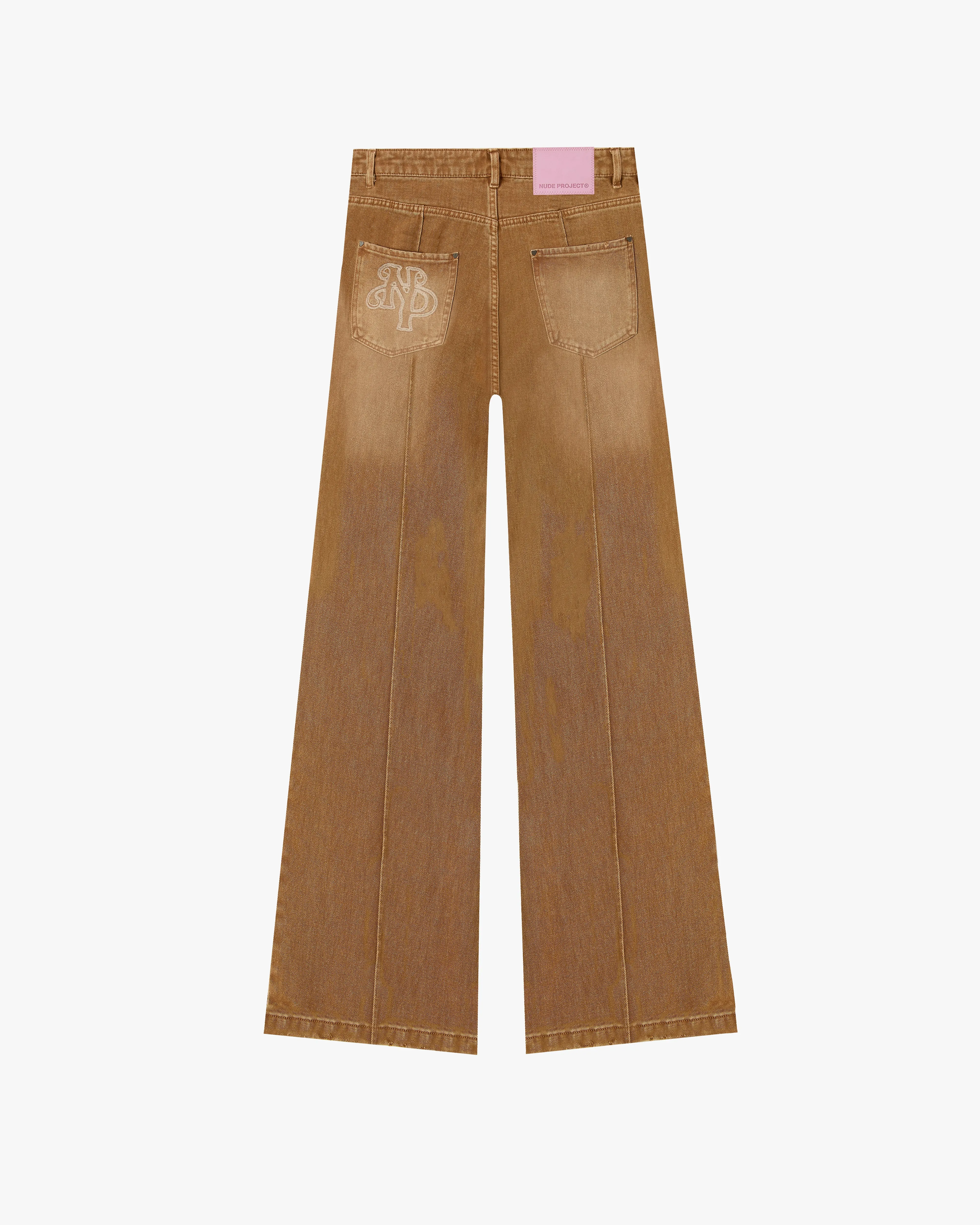 BOOTCUT PANTS BROWN