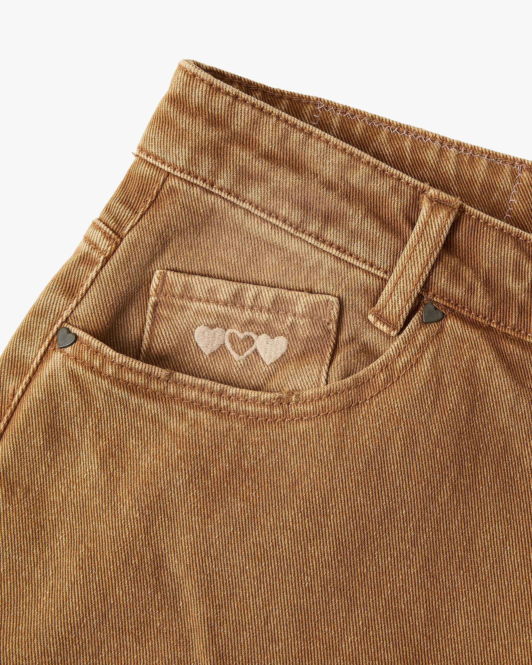 BOOTCUT PANTS BROWN