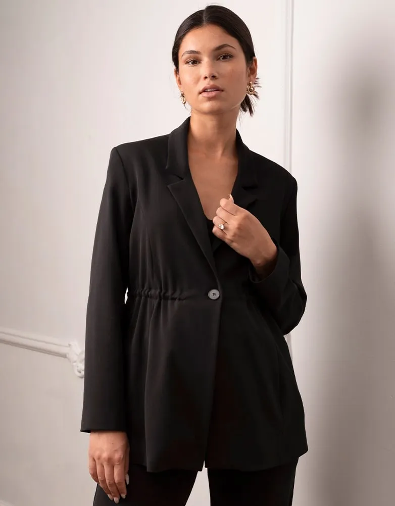 Cam | Corporate Black Maternity Blazer