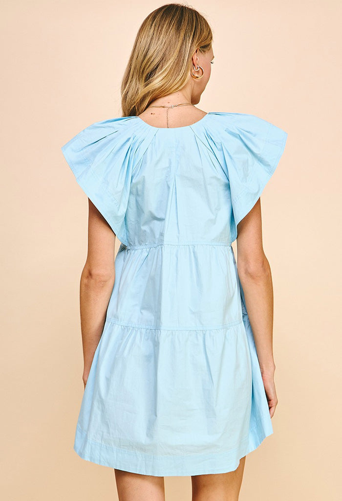 Caroline Dress-Blue