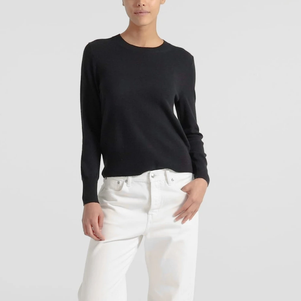 Cashmere classic-fit crewneck sweater