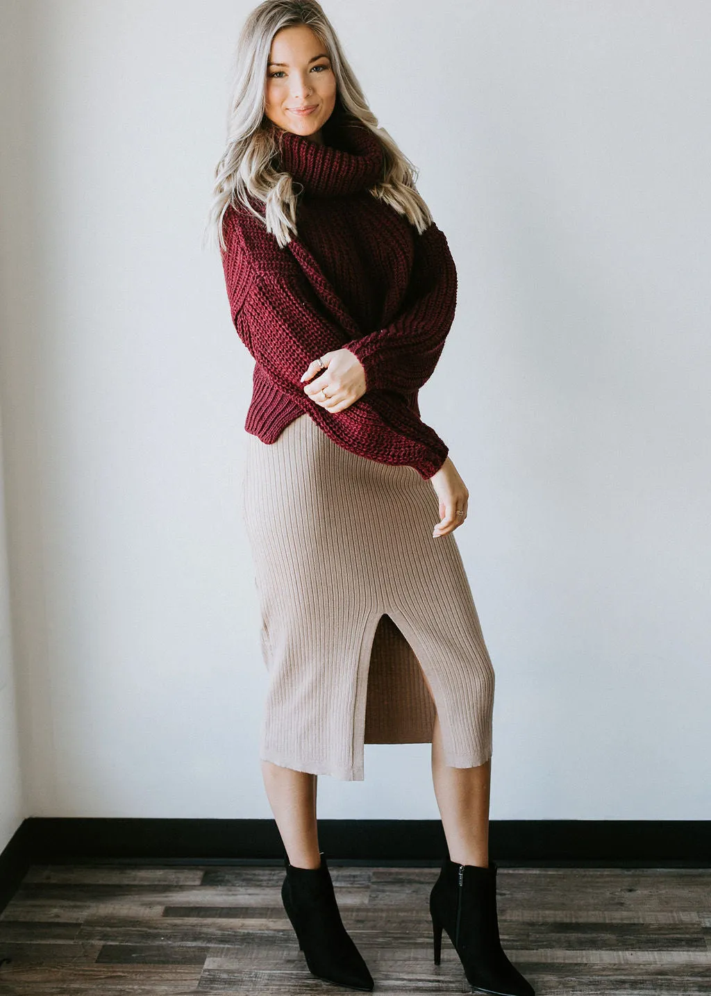 Cassidy Cowl Neck Sweater FINAL SALE