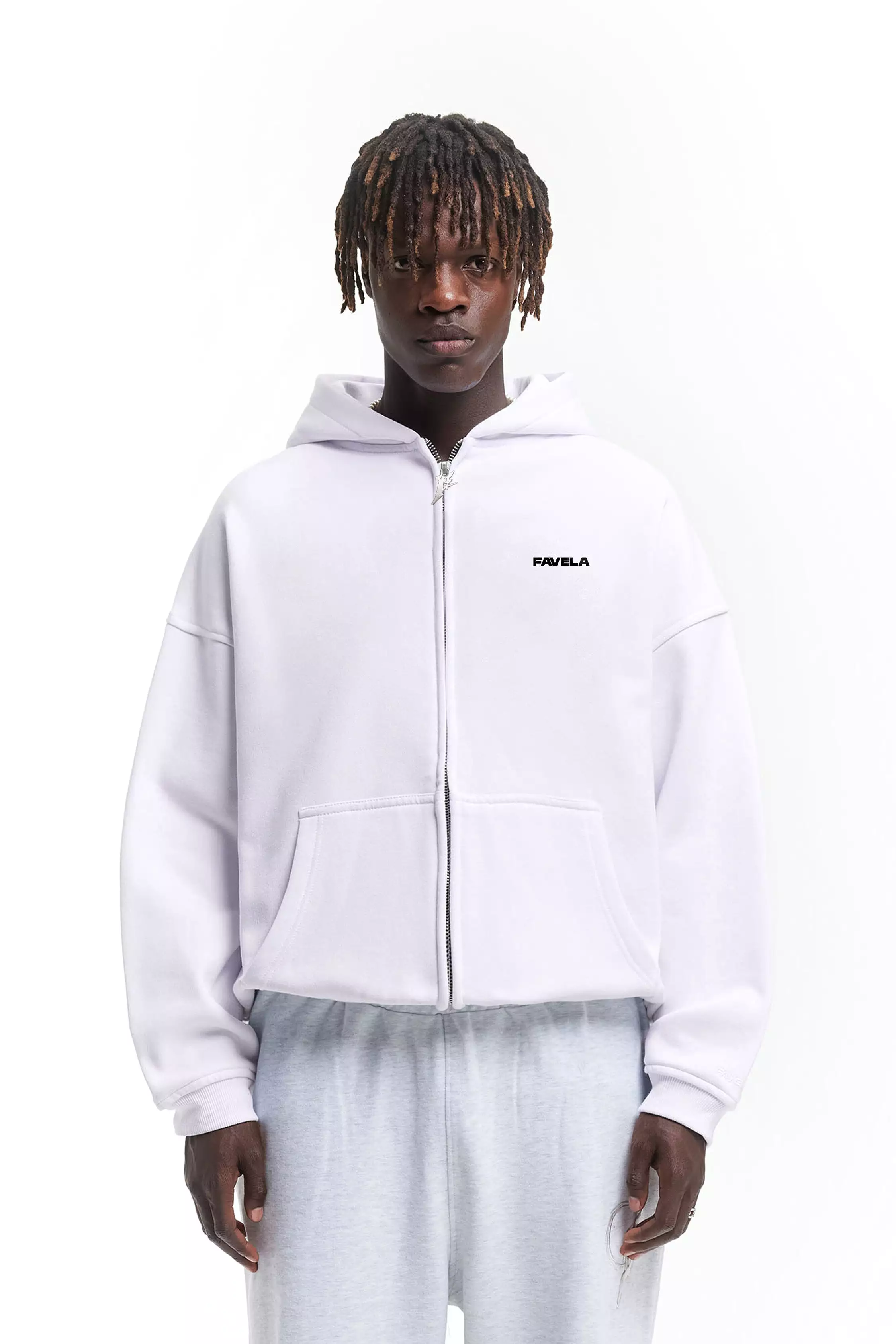 CLO WHITE FRONTZIP