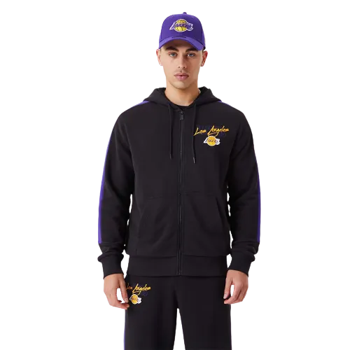 Completo Tuta Full-Zip LA Lakers NBA Script nera