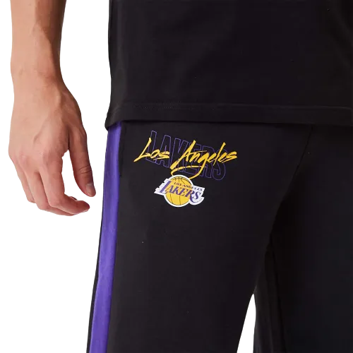 Completo Tuta Full-Zip LA Lakers NBA Script nera