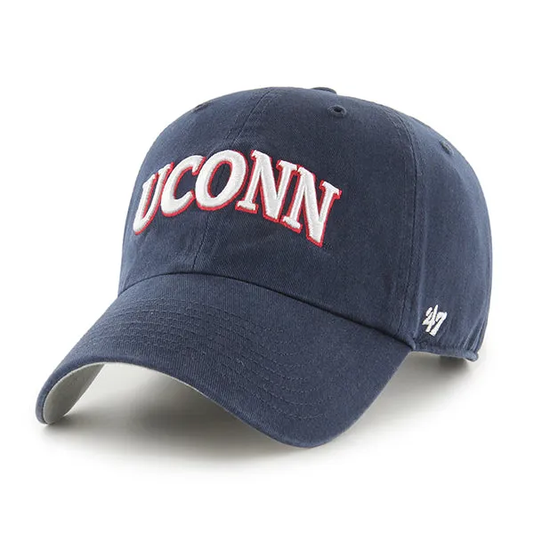 CONNECTICUT HUSKIES UCONN ARCHIE SCRIPT '47 CLEAN UP