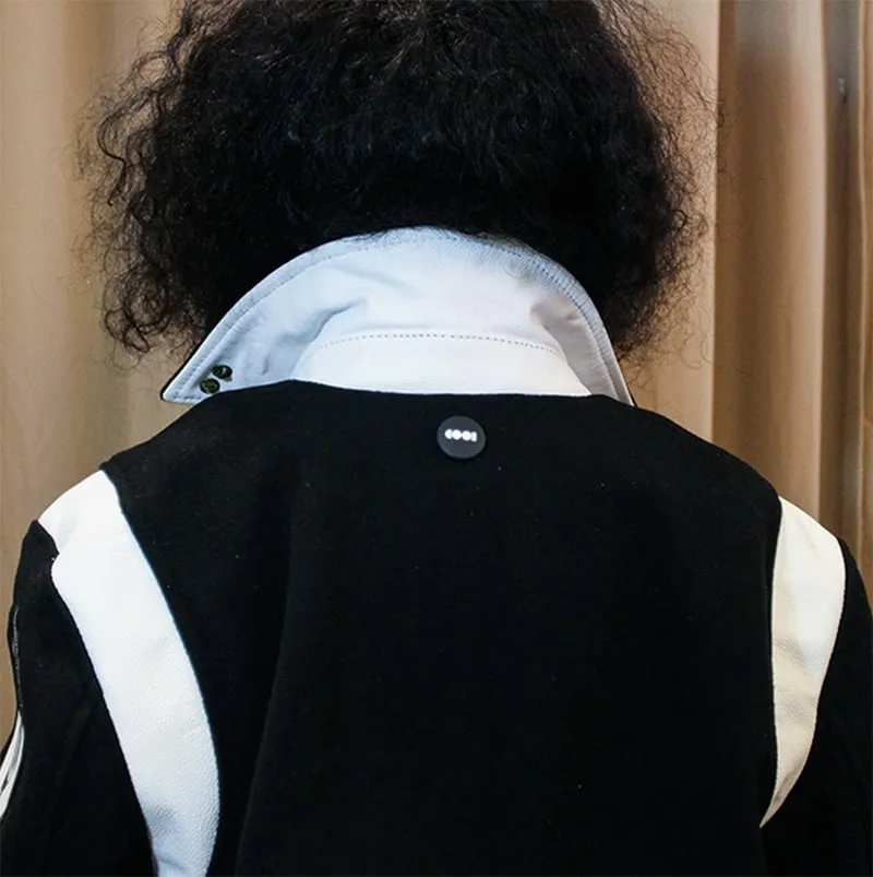 COOL Icons Varsity Jacket: Black & White - PRE ORDER