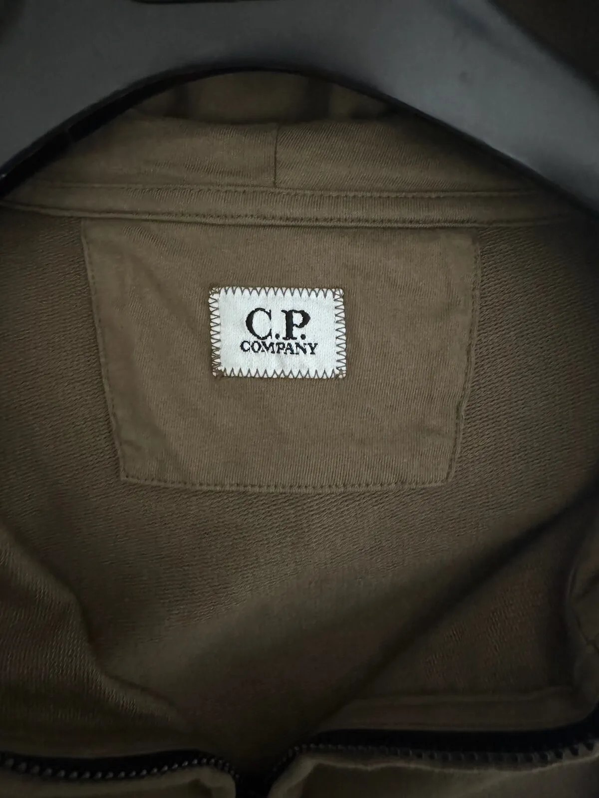 C.P. COMPANY FULL ZIP LENS SWEATSHIRT