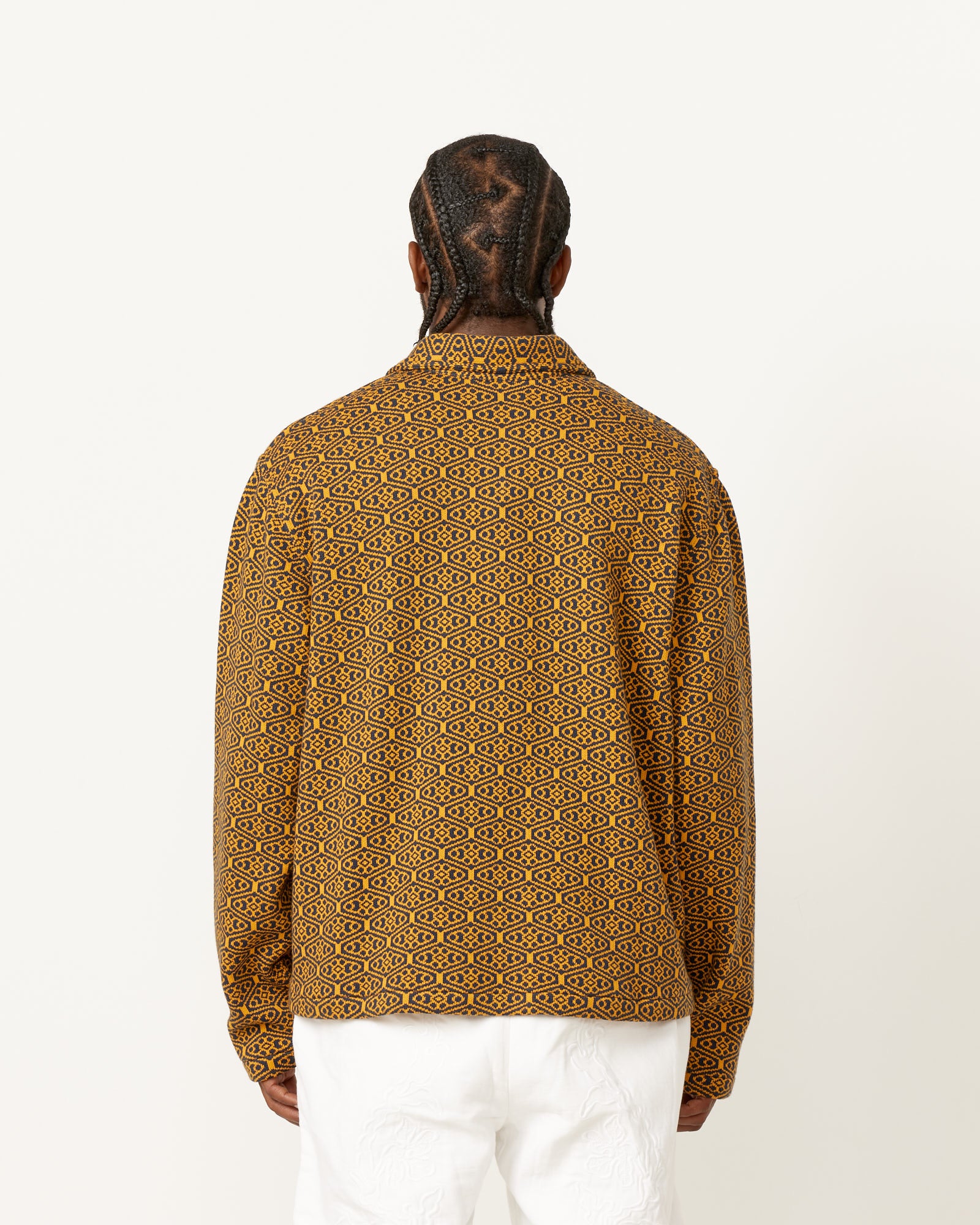 Crescent Jacquard Quarter Zip