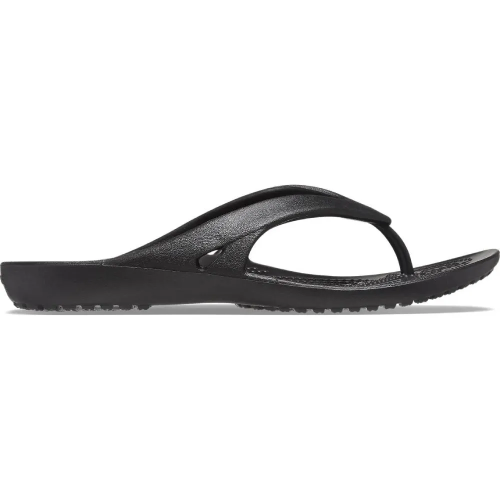 CROCS Women's Kadee II Flip Slipper (Black)