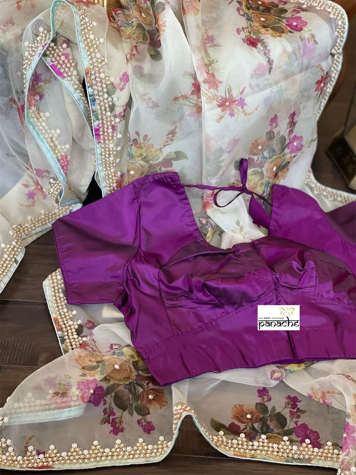 Designer Blouse - Purple