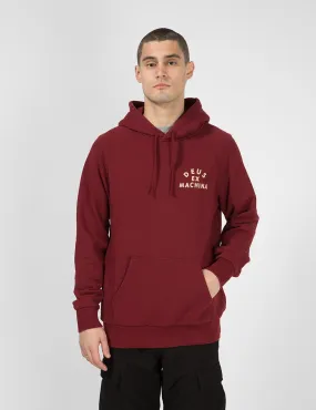 Deus Ex Machina Tokyo Address Hoodie - Sangria Red