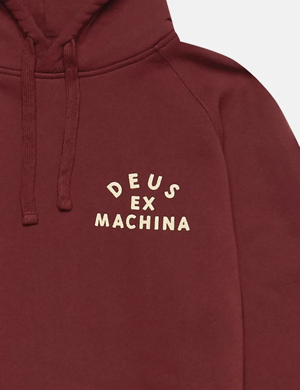 Deus Ex Machina Tokyo Address Hoodie - Sangria Red