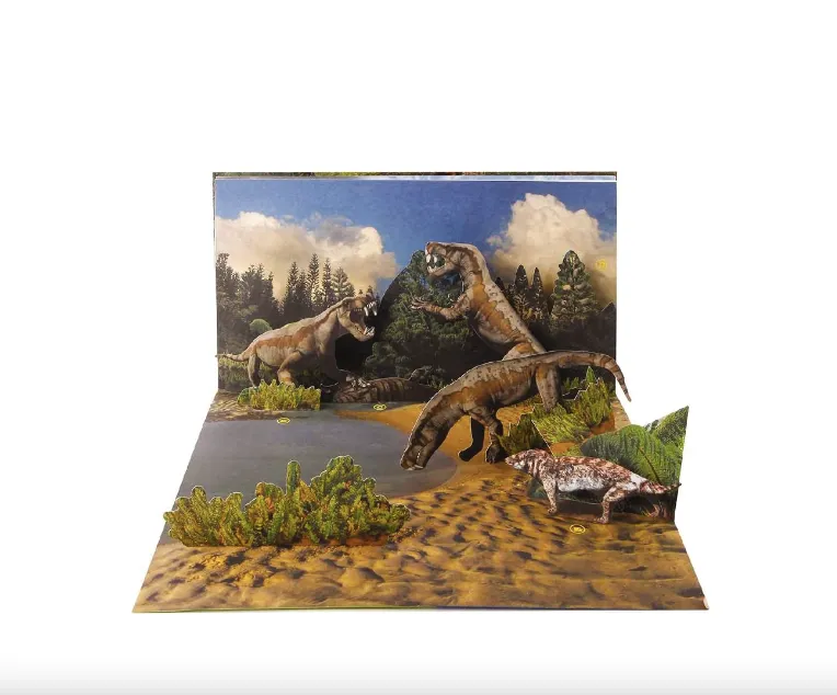 Dino World: A 3-D Prehistoric Dinosaur Pop-Up Book