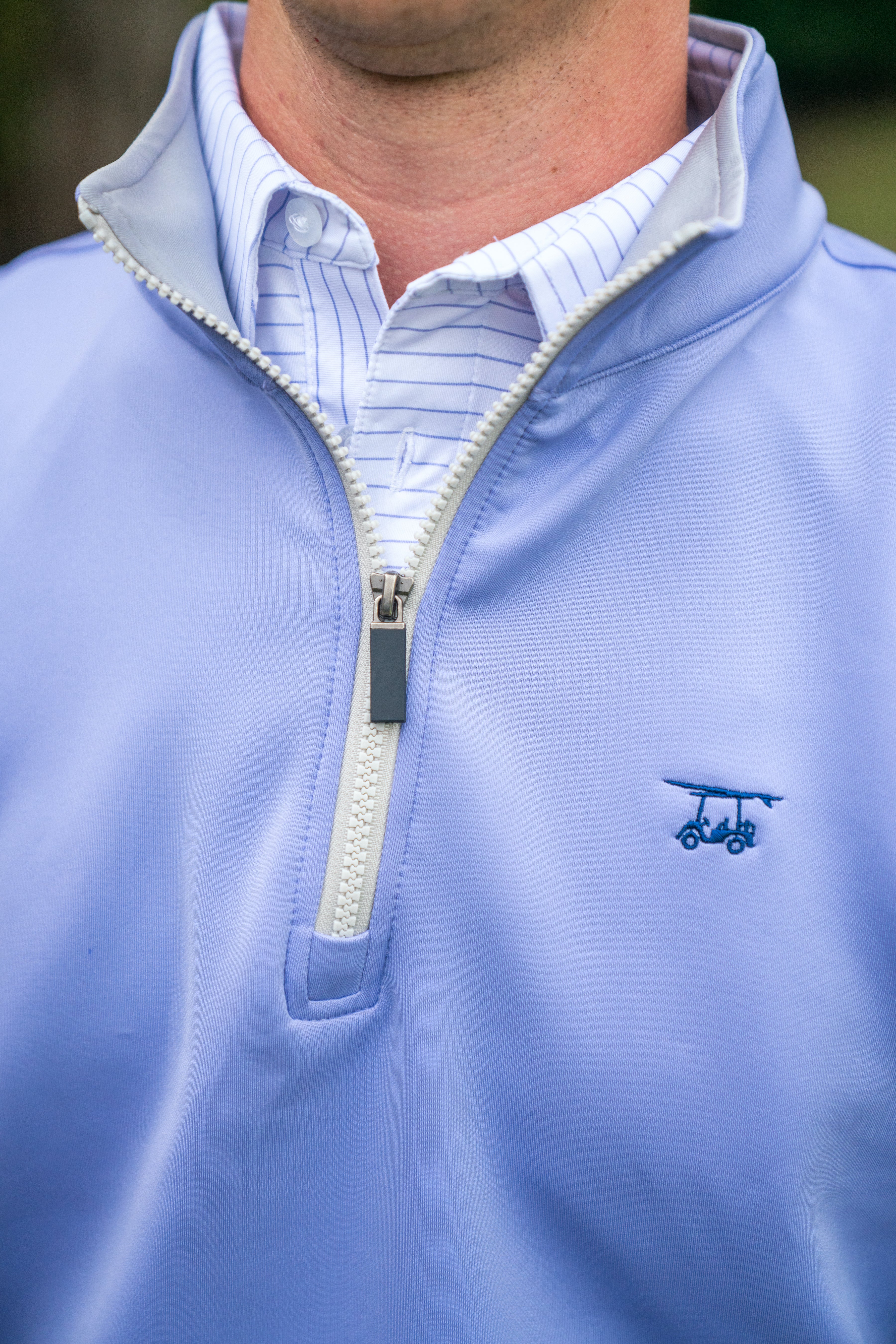 Dogwood Quarter Zip - Solid Lavender