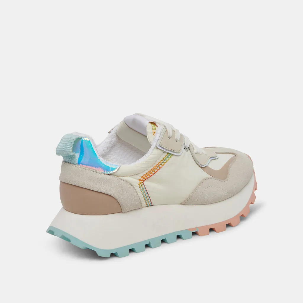 DOLCE VITA x GREATS REUBIN PRIDE SNEAKERS WHITE MULTI SUEDE– Dolce Vita 6889242984514