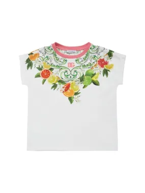 Dolce&Gabbana   Fruit printed cotton t-shirt 