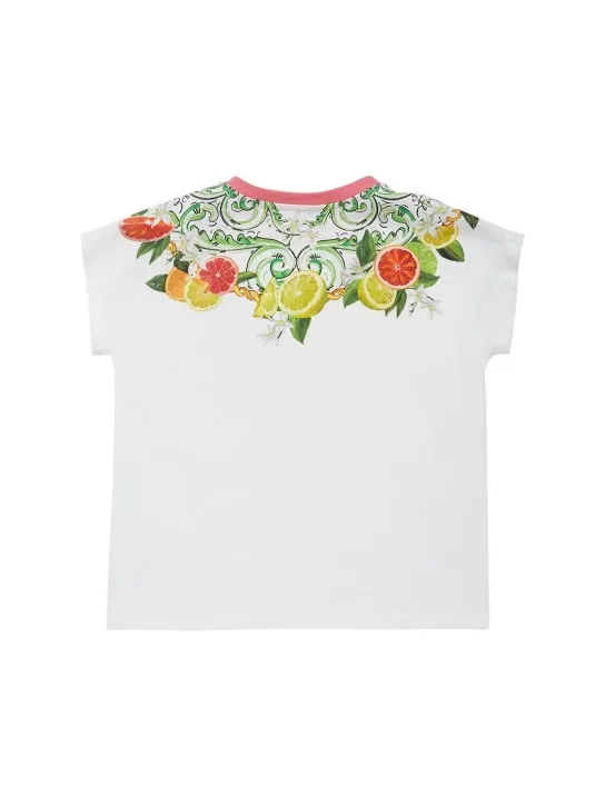 Dolce&Gabbana   Fruit printed cotton t-shirt 