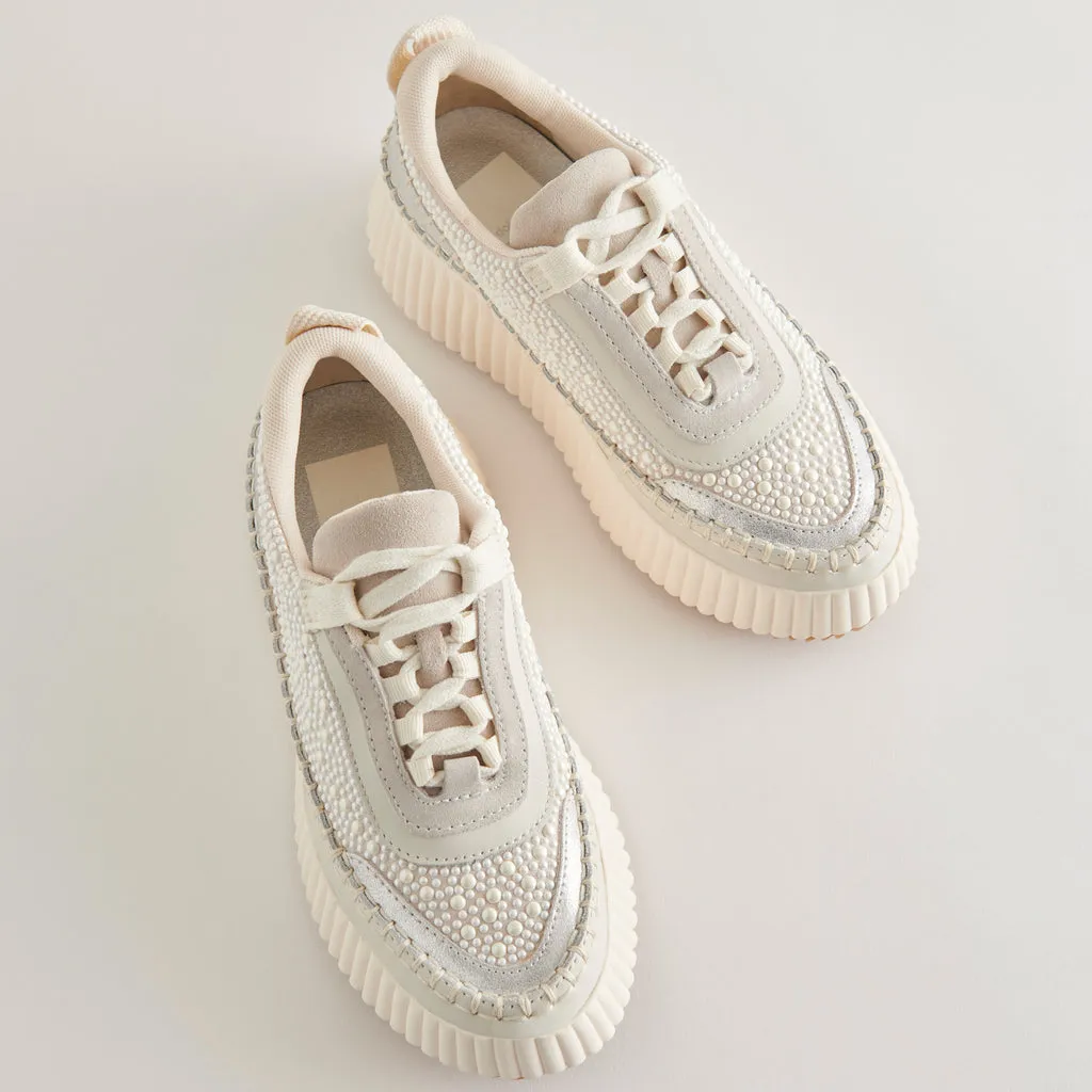 DOLEN PEARL SNEAKERS VANILLA PEARLS– Dolce Vita 6915808362562