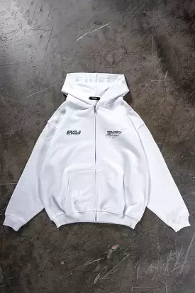 DOUBLE WHITE FRONTZIP