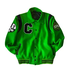 Emerald Green Varsity Jacket