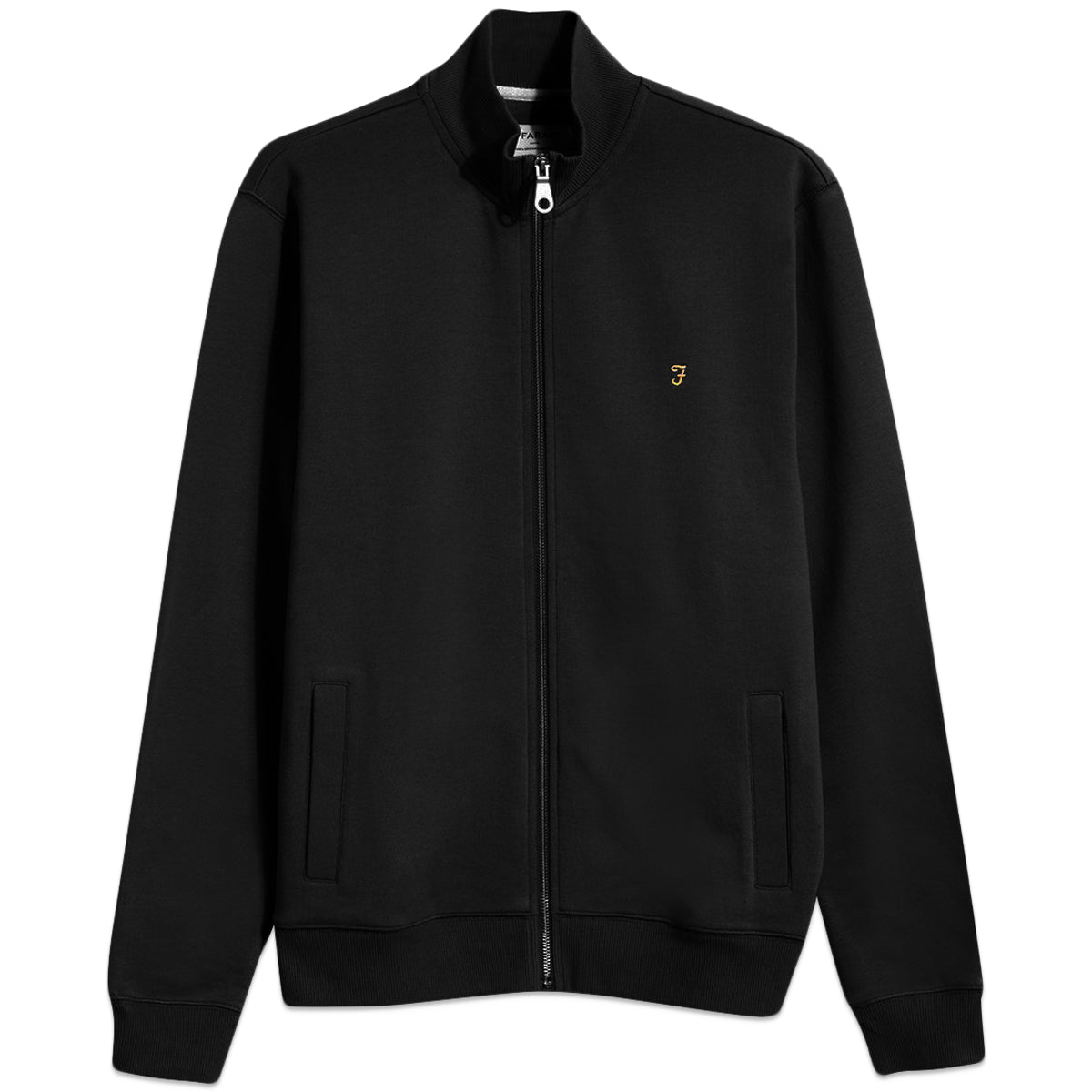 Farah Vance Full Zip Sweat - Black