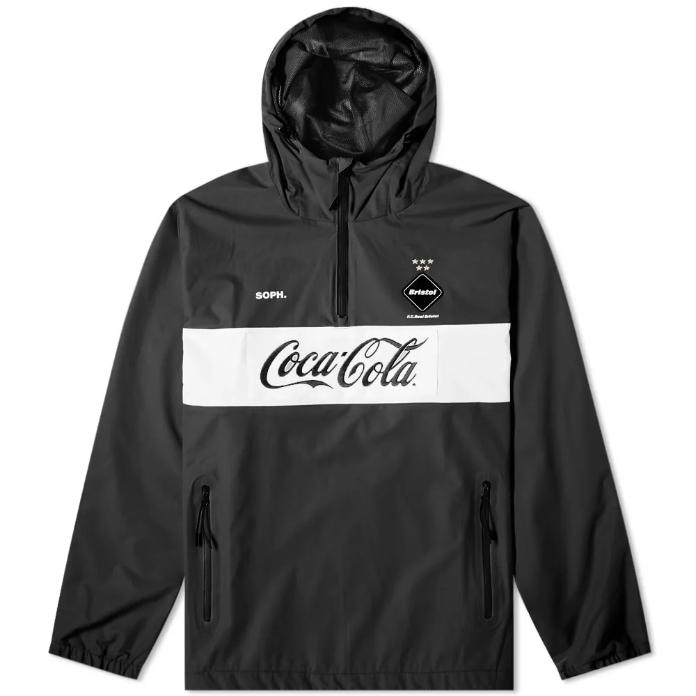 F.C. Real Bristol x Coca-Cola Half Zip AnorakBlack